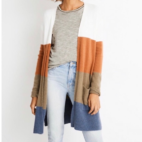 Madewell Sweaters - Madewell striped cardigan